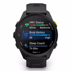 Garmin Forerunner 70 3,05 cm (1.2") AMOLED 30 mm Numérique 390 x 390 pixels Écran tactile Noir GPS (satellite) - Vue supplémentaire 7