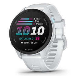 Garmin Forerunner 70 3,05 cm (1.2") AMOLED 30 mm Numérique 390 x 390 pixels Écran tactile Blanc GPS (satellite)