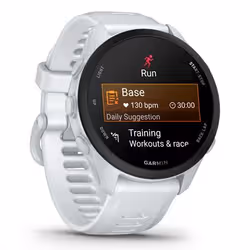 Garmin Forerunner 70 3,05 cm (1.2") AMOLED 30 mm Numérique 390 x 390 pixels Écran tactile Blanc GPS (satellite) - Vue supplémentaire 7