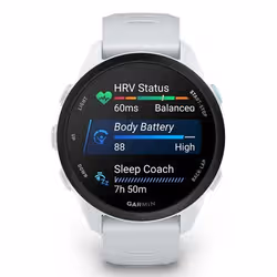 Garmin Forerunner 70 3,05 cm (1.2") AMOLED 30 mm Numérique 390 x 390 pixels Écran tactile Blanc GPS (satellite) - Vue supplémentaire 8