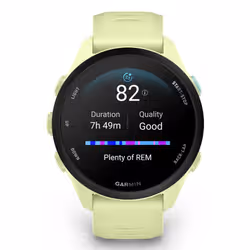 Garmin Forerunner 70 3,05 cm (1.2") AMOLED 30 mm Numérique 390 x 390 pixels Écran tactile Citron vert GPS (satellite) - Vue supplémentaire 4