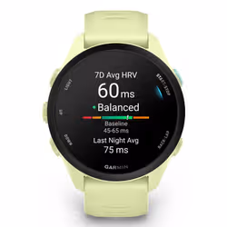 Garmin Forerunner 70 3,05 cm (1.2") AMOLED 30 mm Numérique 390 x 390 pixels Écran tactile Citron vert GPS (satellite) - Vue supplémentaire 5