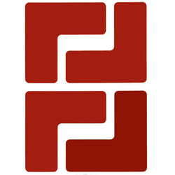 Brady B-514 Polyester Rouge