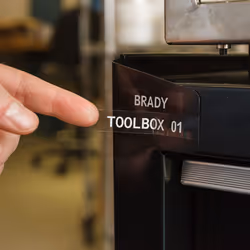 Brady M21-750-430-WT-CL étiquette à imprimer Transparent Imprimante d'étiquette adhésive