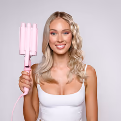 Mermade Hair Mini Waver Fer à friser À chaleur Rose 2,5 m