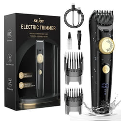 Tondeuse Cheveux Professionnelle Homme Electrique Sans Fil SEJOY - 20 Hauteurs de Coupe de Précision - Noir