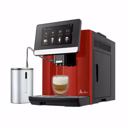 Acopino Barletta, Machine à expresso, 1,8 L, Café en grains, Broyeur intégré, 1500 W, Rouge