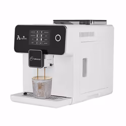 Acopino Cremona, Machine à expresso, 1,7 L, Café en grains, Broyeur intégré, 1500 W, Blanc