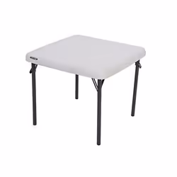 Lifetime Table pliante carrée pour Enfant Beige 615 x 612 x 535 cm - 80425
