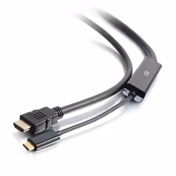C2G Câble adaptateur audio/vidéo USB-C® vers HDMI® de 4,6 m - 4K 60Hz, 4,6 m, USB Type-C, HDMI Type A (Standard), Mâle, Mâle, ...