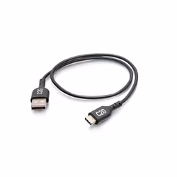 C2G C2G28884, 0,46 m, USB C, USB A, USB 2.0, 480 Mbit/s, Noir