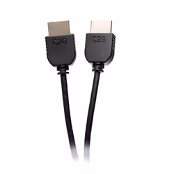 C2G Câble HDMI haut débit flexible avec connecteurs discrets, 1,8 m - 4K 60 Hz