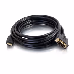 C2G 0.5m HDMI / DVI-D, 0,5 m, HDMI, DVI-D, Or, 10,2 Gbit/s, Noir
