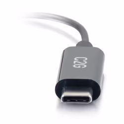 C2G 54426 câble de téléphone portable Noir 0,09 m USB-C 3,5 mm
