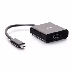 C2G Adaptateur-convertisseur USB-C vers HDMI- 4K 60 Hz, 0,2 m, USB Type-C, HDMI, Mâle, Femelle, Droit