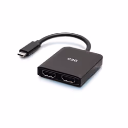 C2G Concentrateur MST USB-C vers double HDMI - 4K, USB Type-C, Sortie de DisplayPorts, 3840 x 2160 pixels