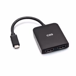 C2G Concentrateur MST USB-C vers double HDMI - 4K