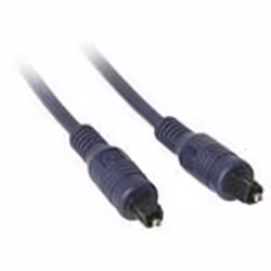 C2G 1m Velocity Toslink Optical Digital Cable, Toslink, Mâle, Toslink, Mâle, 1 m, Noir