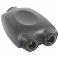 C2G Toslink Digital Audio Splitter, Toslink, 2 x Toslink, Noir