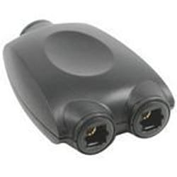 C2G Toslink Digital Audio Splitter 2 x Toslink Noir