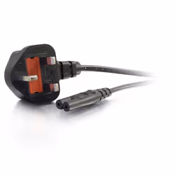 C2G Cbl/3m BS1363 to IEC 60320 C7 Pwr Cord, 3 m, BS 1363, Coupleur C7, 250 V, 13 A