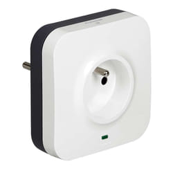 C2G 80789 protection surtension Noir, Blanc 1 sortie(s) CA