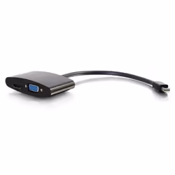 C2G 80935, Mini DisplayPort, HDMI + VGA (D-Sub), Mâle, Femelle, Or, Noir