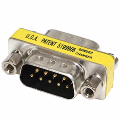 C2G Changeur de genre Mini (coupleur) DB9 M/M, DB9-pin, DB9-pin, Argent