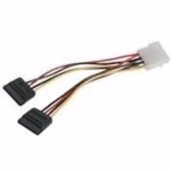 C2G SATA Power Adapter Cable, Mâle/Femelle, Noir, 22 g