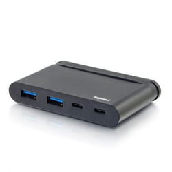 C2G Concentrateur USB-C avec USB-A, USB-C et alimentation électrique
