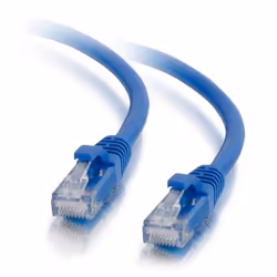 C2G Câble de raccordement pour réseau Cat5e UTP LSZH 1m - Bleu, 1 m, Cat5e, U/UTP (UTP), RJ-45, RJ-45
