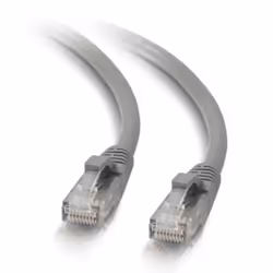 C2G Câble de raccordement pour réseau Cat5e UTP LSZH de 1,5 m - Gris, 1,5 m, Cat5e, U/UTP (UTP), RJ-45, RJ-45