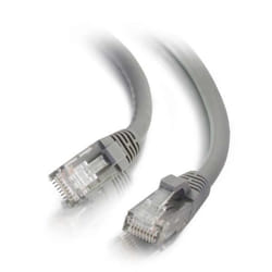 C2G Câble de raccordement pour réseau Cat6A UTP LSZH de 1 m - Gris