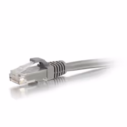C2G Câble de raccordement pour réseau Cat6A UTP LSZH de 1 m - Gris
