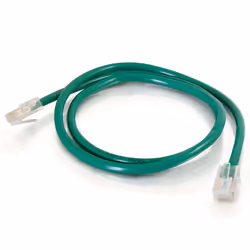 C2G Câble de raccordement réseau Cat5e sans gaine non blindé (UTP) de 2 M - Vert