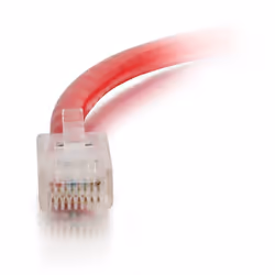 C2G Câble de raccordement réseau Cat5e sans gaine non blindé (UTP) de 0,5 M - Rouge - Vue supplémentaire 4