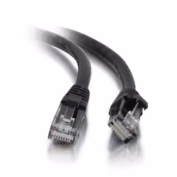 C2G Câble de raccordement réseau Cat5e avec gaine non blindé (UTP) de 10 M - Noir, 10 m, Cat5e, U/UTP (UTP), RJ-45, RJ-45