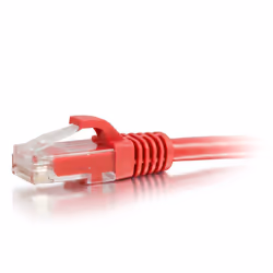 C2G Câble de raccordement réseau Cat5e avec gaine non blindé (UTP) de 3 M - Rouge