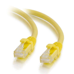 C2G Câble de raccordement réseau Cat5e avec gaine non blindé (UTP) de 3 M - Jaune