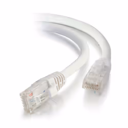 C2G Câble de raccordement réseau Cat5e avec gaine non blindé (UTP) de 3 M - Blanc, 3 m, Cat5e, U/UTP (UTP), RJ-45, RJ-45