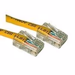 C2G Cat5E Crossover Patch Cable Yellow 0.5m, 0,5 m, RJ-45, RJ-45