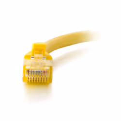 C2G Câble de raccordement réseau Cat6 avec gaine non blindé (UTP) de 0,5 M - Jaune - Vue supplémentaire 4