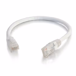 C2G Câble de raccordement réseau Cat6 avec gaine non blindé (UTP) de 5 M - Blanc, 5 m, Cat6, U/UTP (UTP), RJ-45, RJ-45