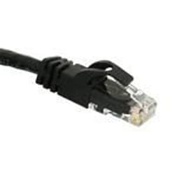 C2G Cat6 Snagless CrossOver UTP Patch Cable Black 1m câble de réseau Noir