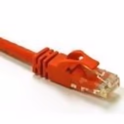 C2G Cat6 Snagless CrossOver UTP Patch Cable Red 2m, 2 m, RJ-45, RJ-45