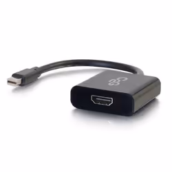 C2G adaptateur-convertisseur actif 4k mini displayport vers hdmi - noir, Mini DisplayPort, HDMI Type A (Standard), Mâle, Feme ...