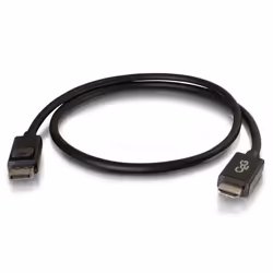 C2G 84325 câble vidéo et adaptateur 1 m DisplayPort HDMI Noir