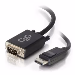 C2G 84331, 1 m, DisplayPort, VGA (D-Sub), Mâle, Mâle, 1920 x 1200 pixels