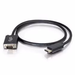 C2G 84331 câble vidéo et adaptateur 1 m DisplayPort VGA (D-Sub) Noir