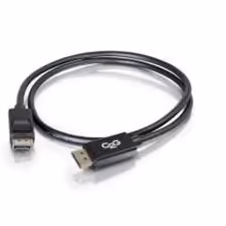 C2G 1m DisplayPort Cable with Latches 4K - 8K UHD M/M - Black Noir - Vue supplémentaire 7